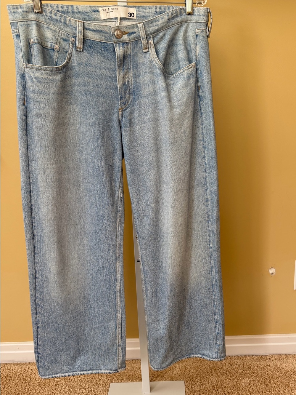 rag & bone Light Wash Relaxed Sweatpant Jean